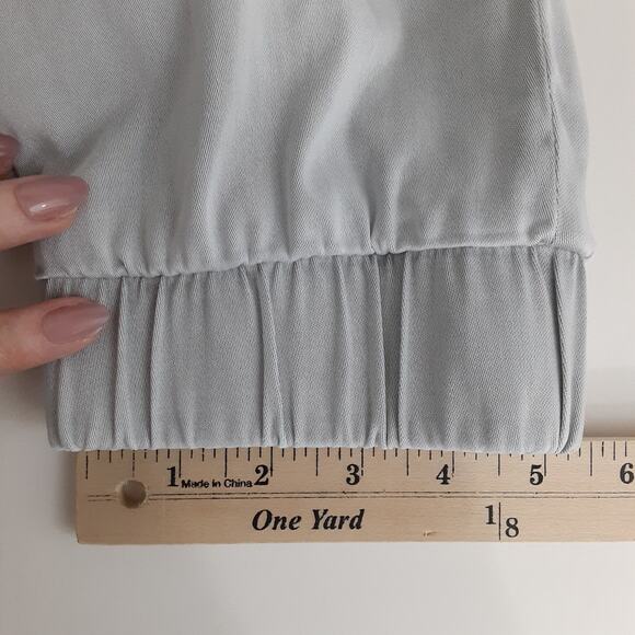 Bella Dahl Pocket Jogger Tencel Pant Stone Gray Womens M Minimalist Quiet Luxury - Picture 12 of 12